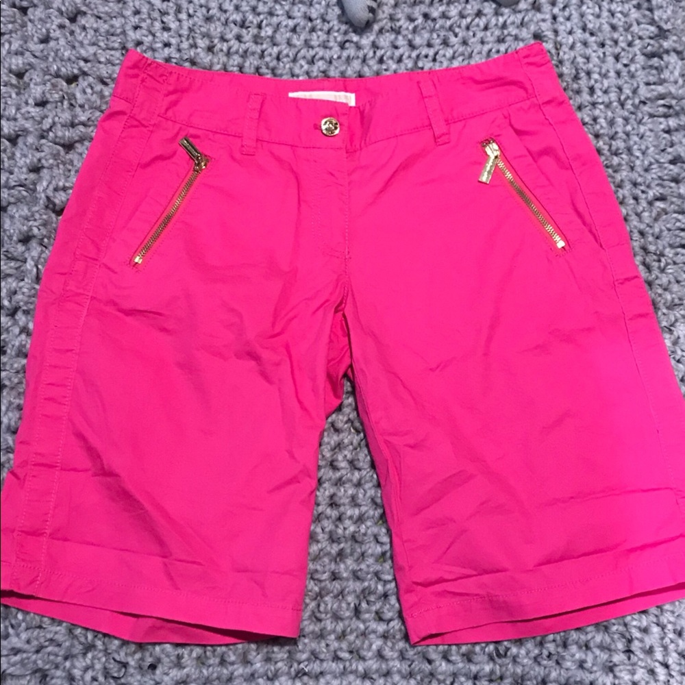 🌺Michael Kors BRIGHT PINK Bermuda Shorts🌸